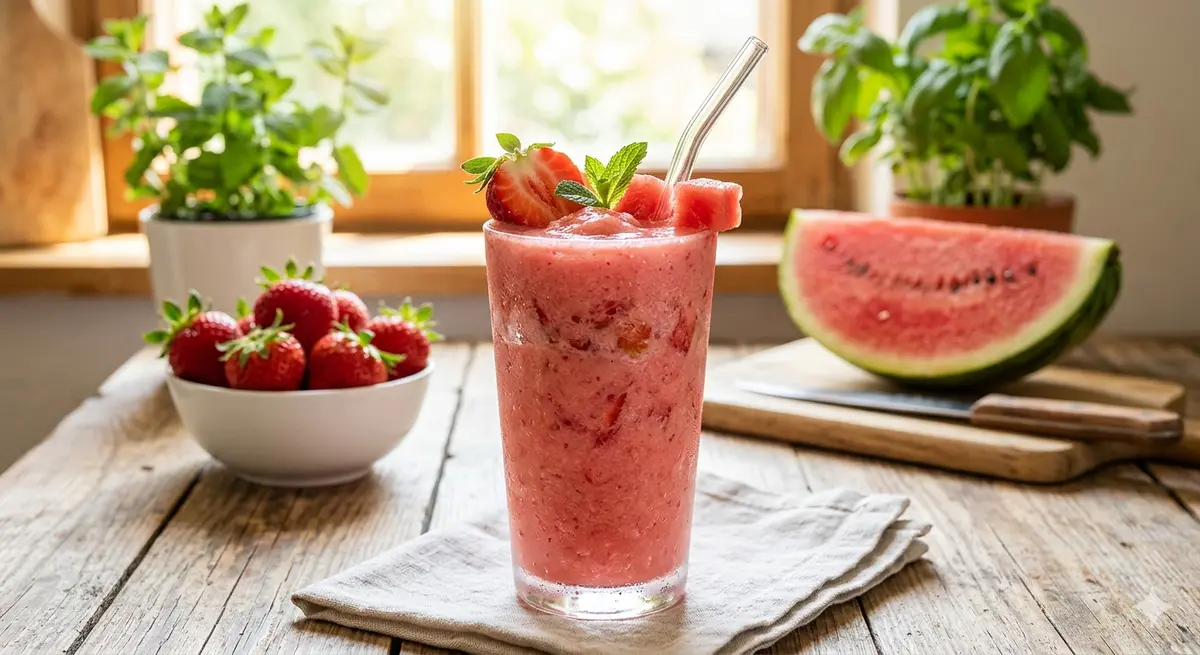Strawberry Watermelon Smoothie